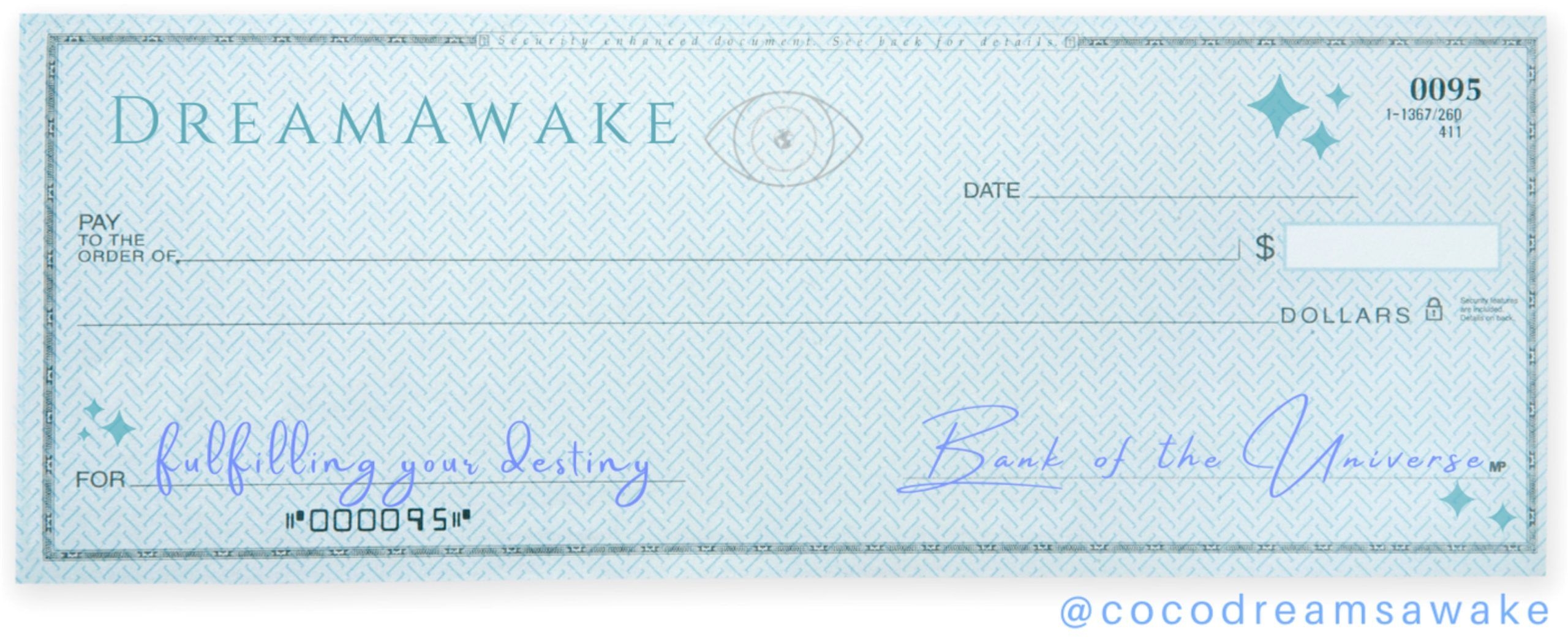 Printable Checks From The Universe Printable Word Searches