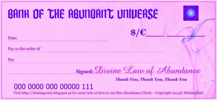 Printable Checks From The Universe Printable Word Searches