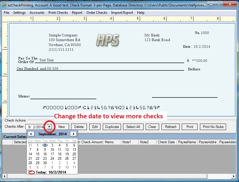 Printable Checks Software