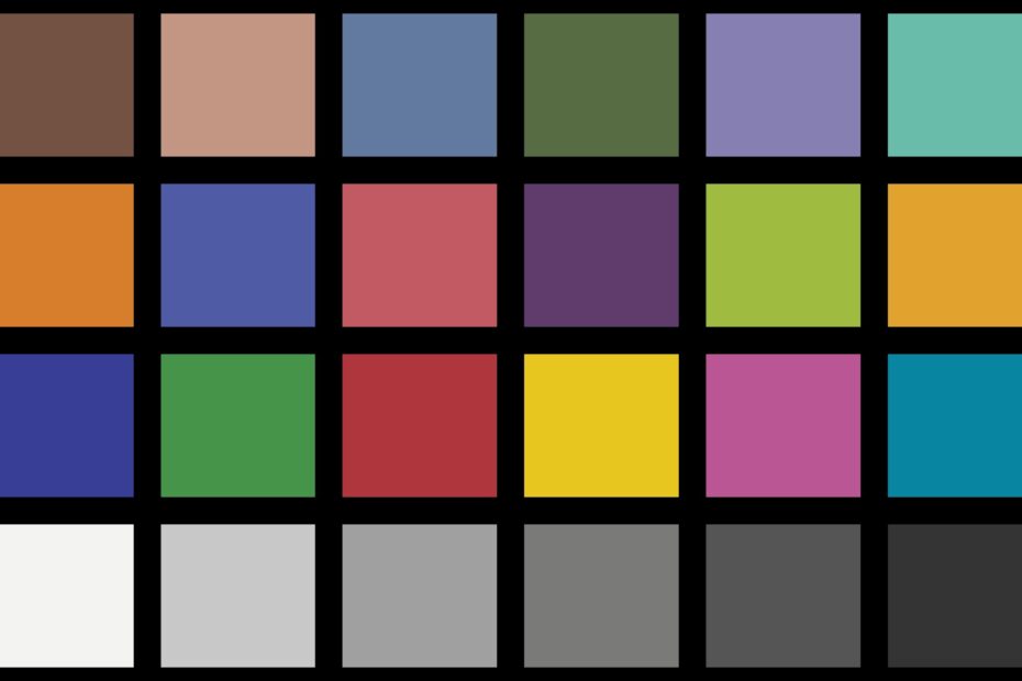 Printable Color Checker