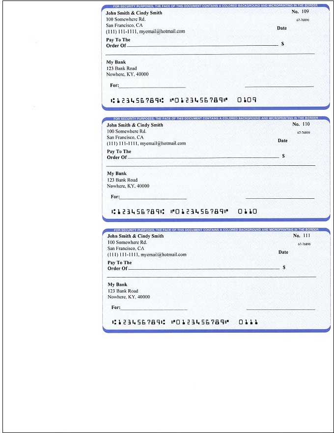 Printable Comdata Checks