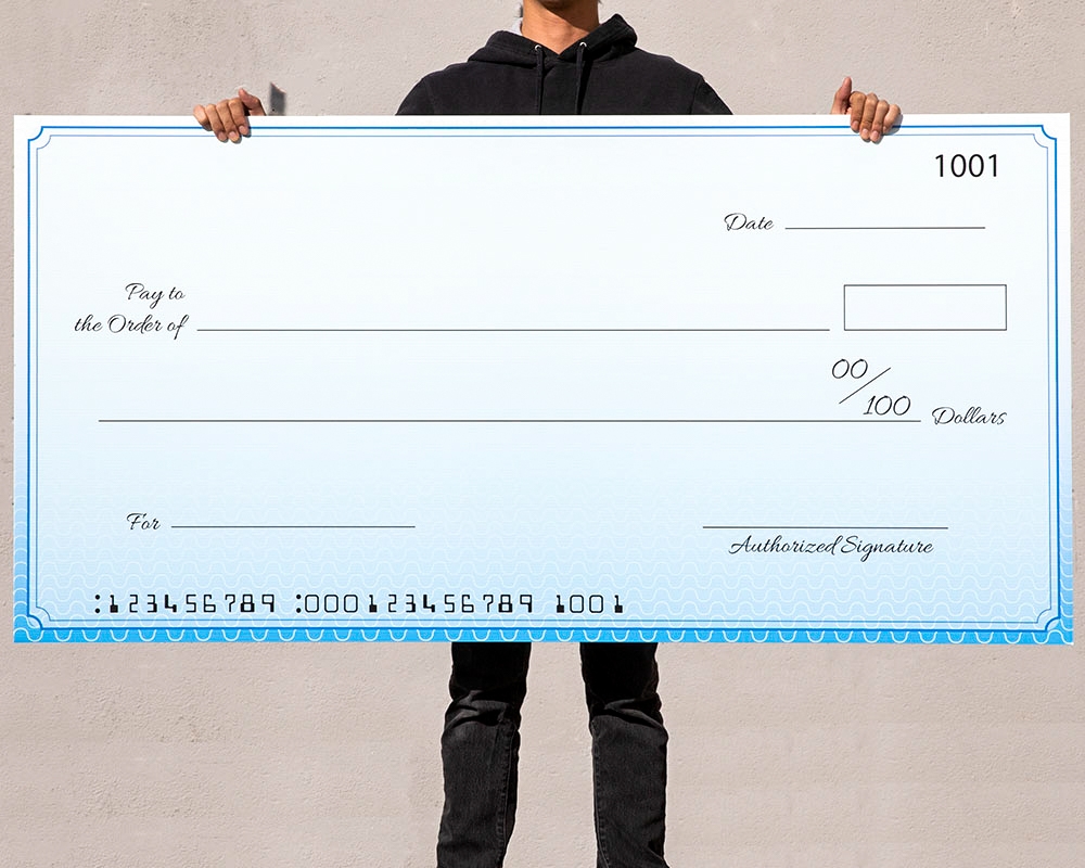 Printable Giant Check