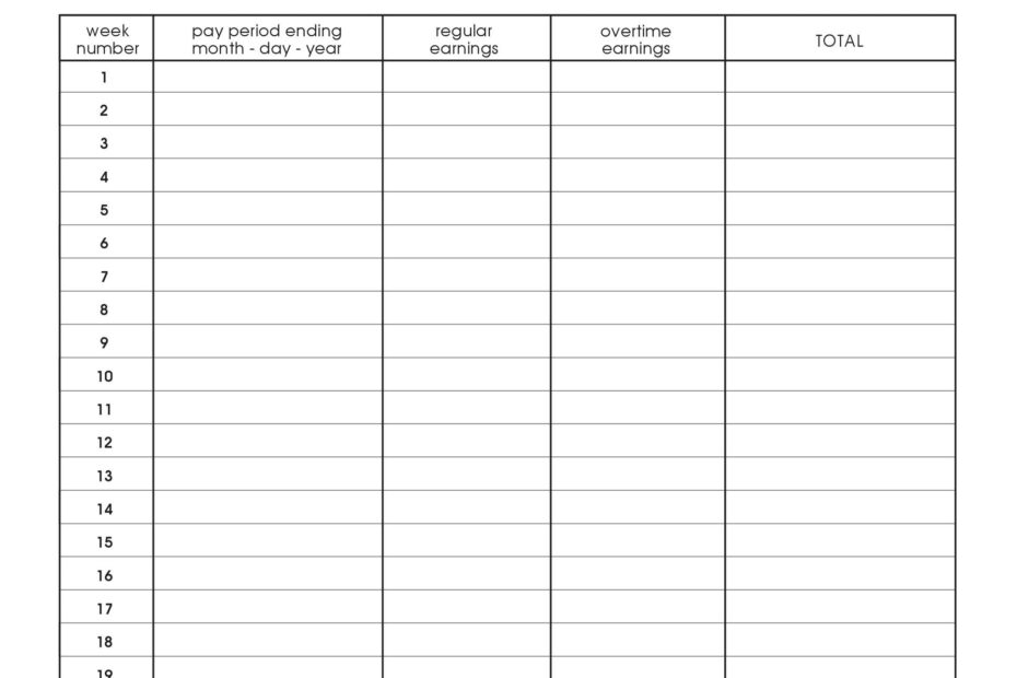 Printable Payroll Form Templates Printable Forms Free Online