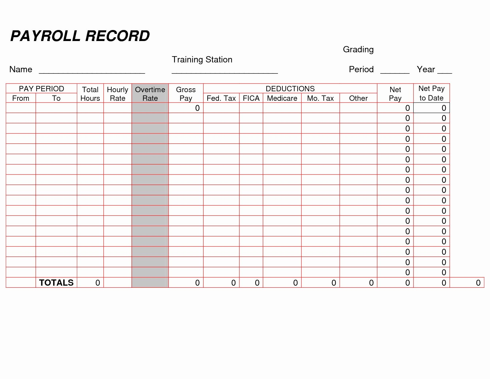 Printable Payroll Ledger Printable New Year Banners