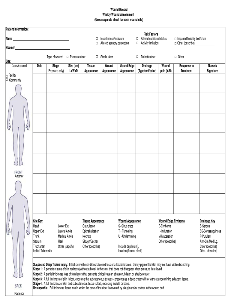 Printable Skin Assessment Form Printable Forms Free Online