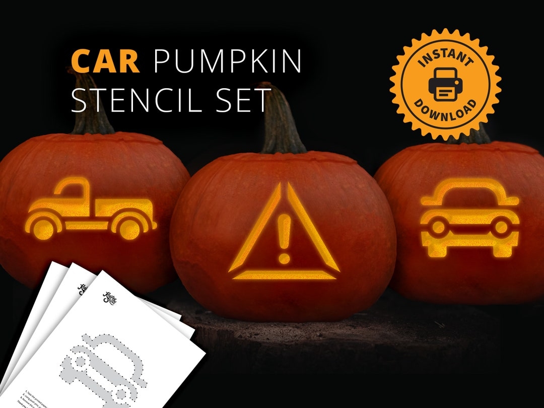 Printable Truck Pumpkin Stencil Mom Wife Busy Life 