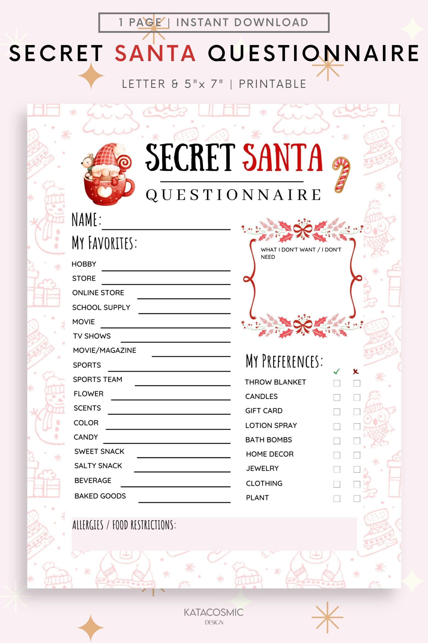  quot Make This Year 39 s Secret Santa Gift Giving Easy And Fun With These 