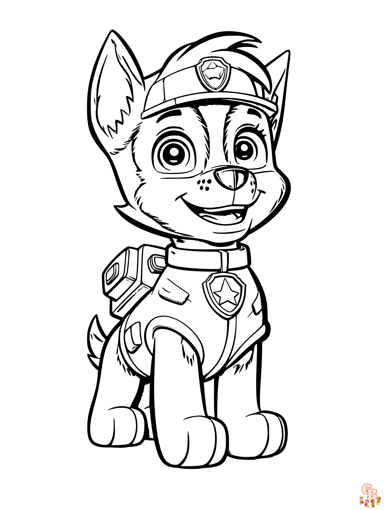 Ryder Paw Patrol Coloring Pages Printable