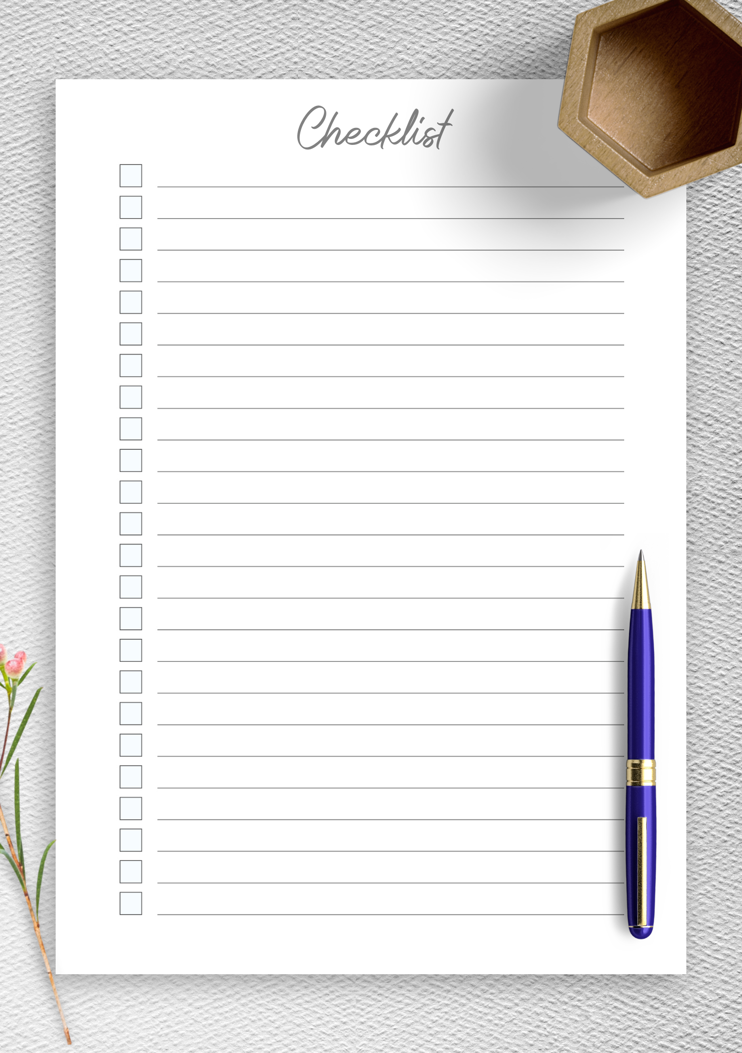 To Do List Template Printable
