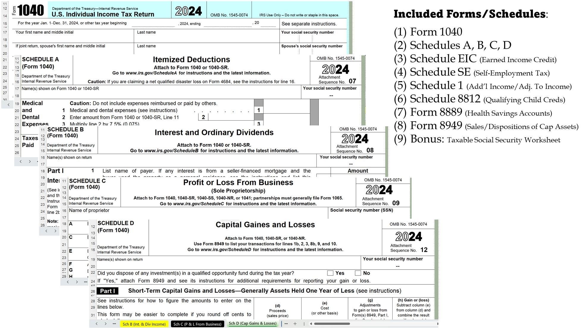 1040 Tax Form Etsy 1040 Tax Form Etsy