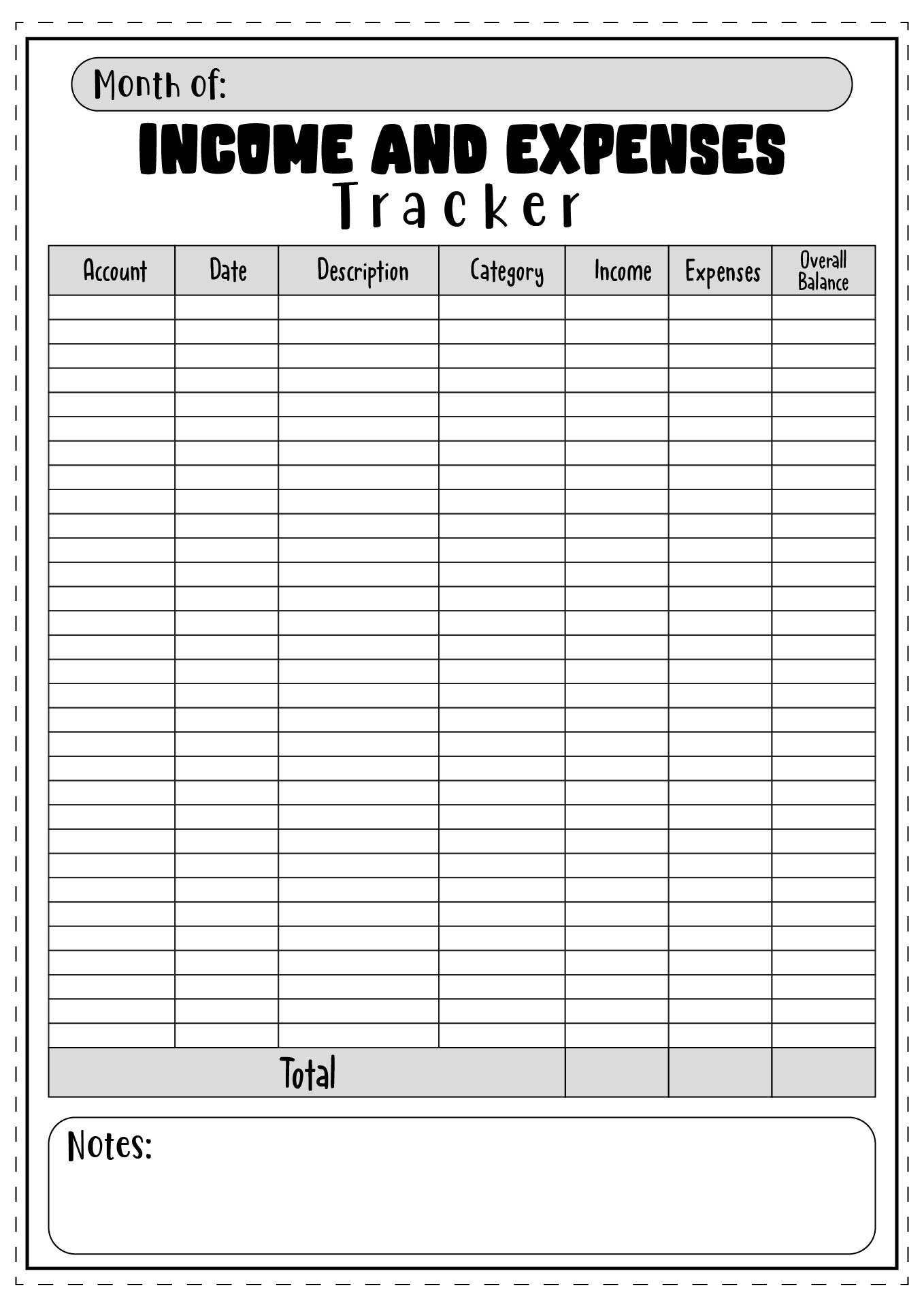 17 Free Income And Expense Worksheet Free PDF At Worksheeto