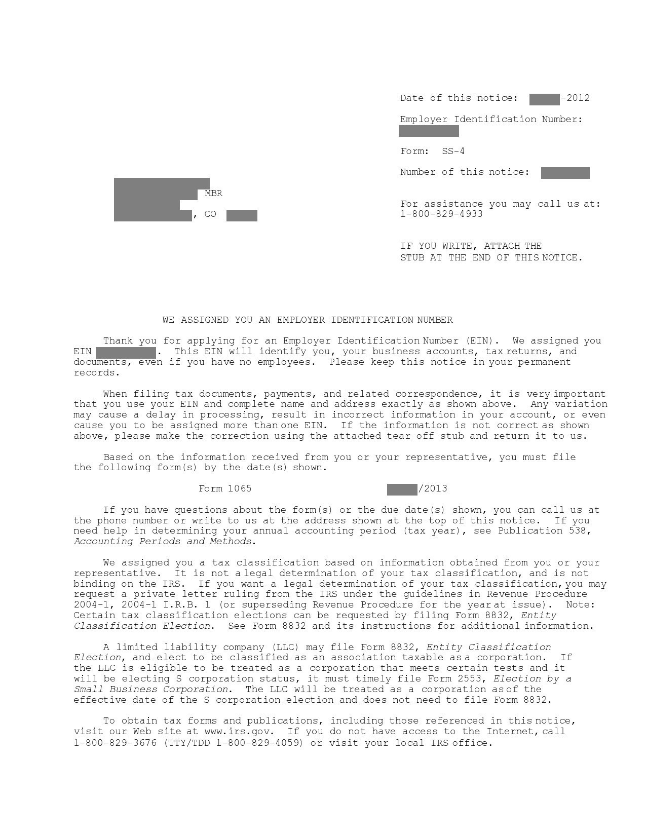 20 EIN Verification Letters 147c Letters TemplateLab