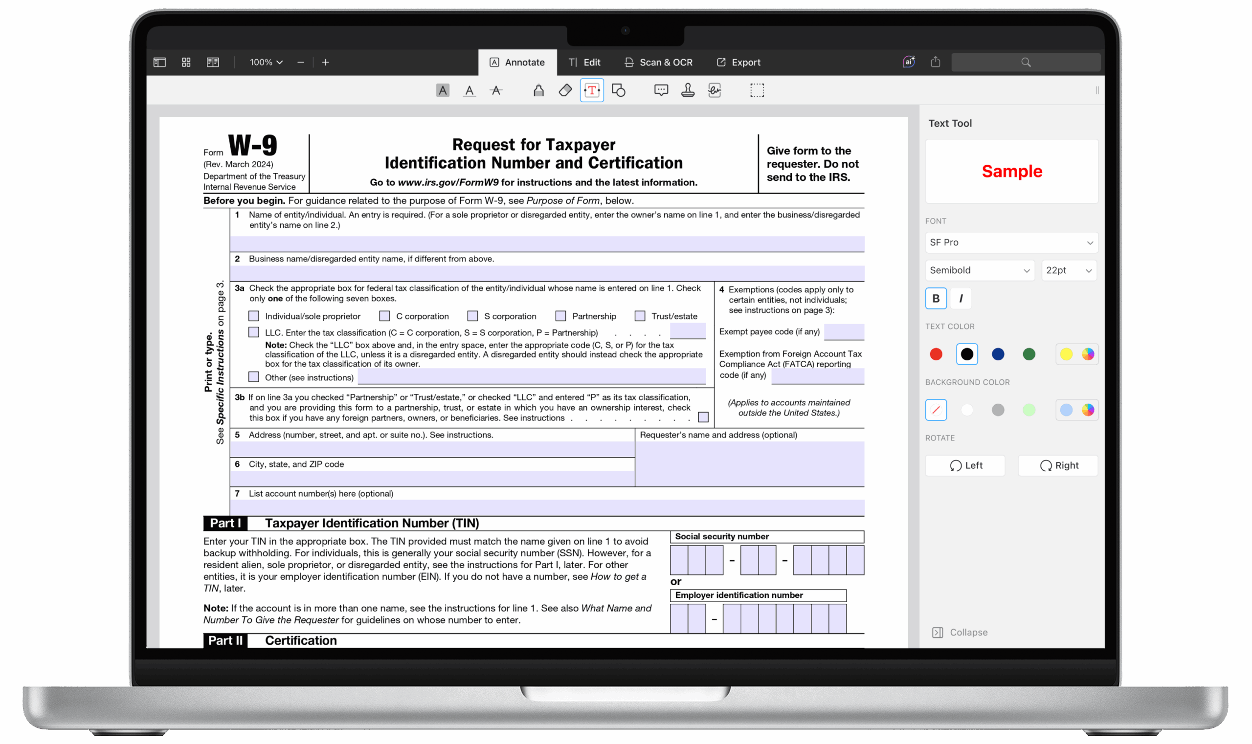  2024 2025 IRS W9 PDF PDF 