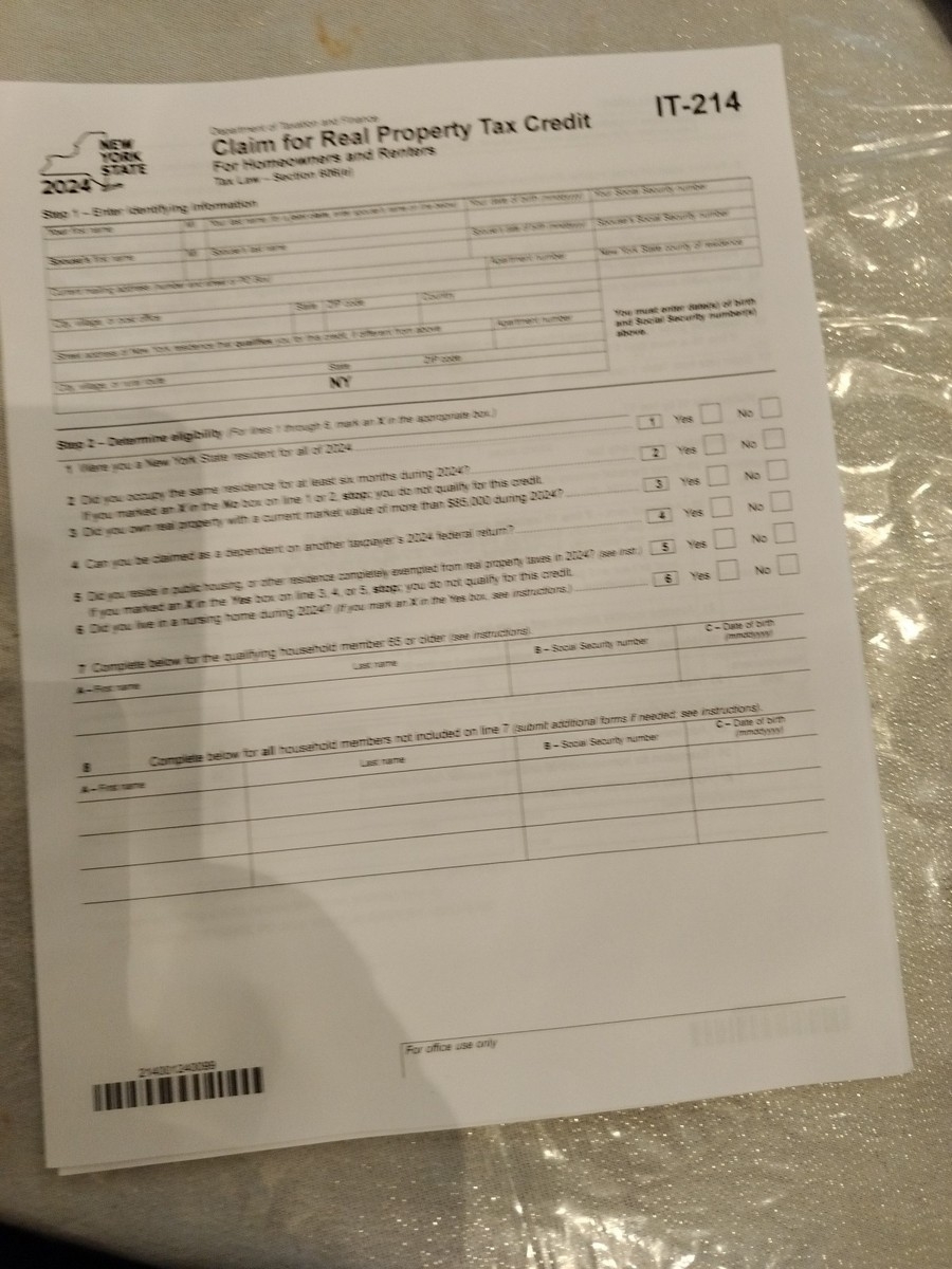 2024 Form It 201 v Income Tax Return New York Voucher