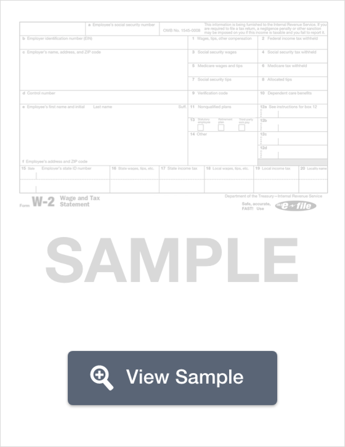 2024 W 2 Form Fillable Printable Downloadable 2024 Instructions FormSwift