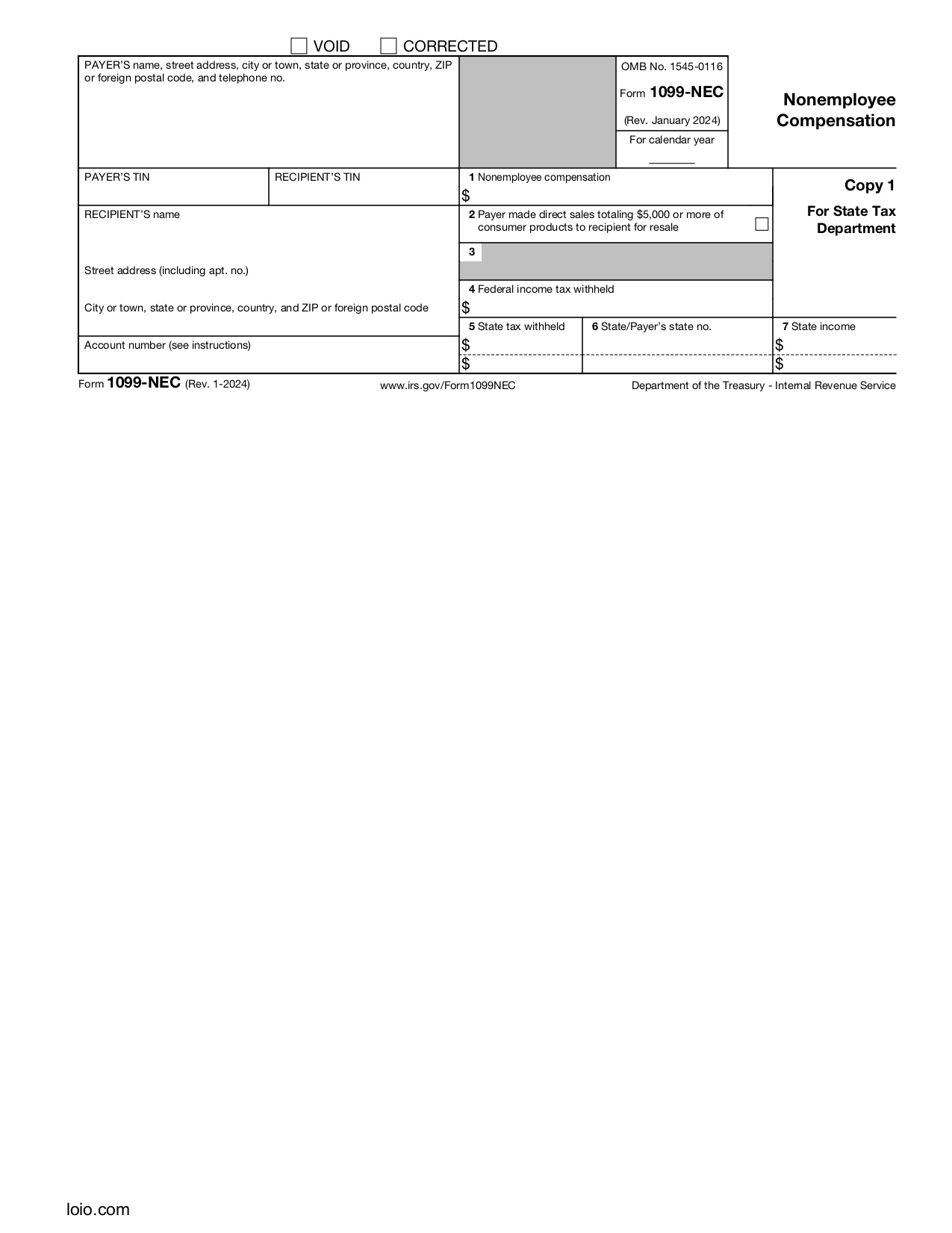 2025 IRS Form 1099 NEC Easy Filing For Contractors
