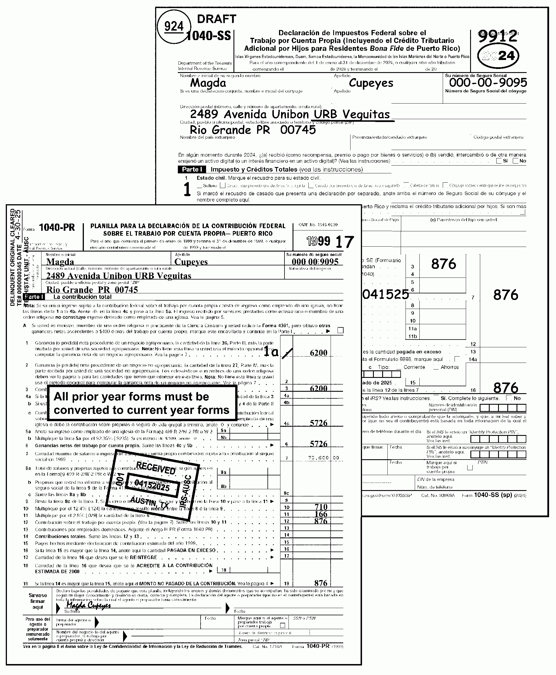 3 21 3 Individual Income Tax Returns Internal Revenue Service