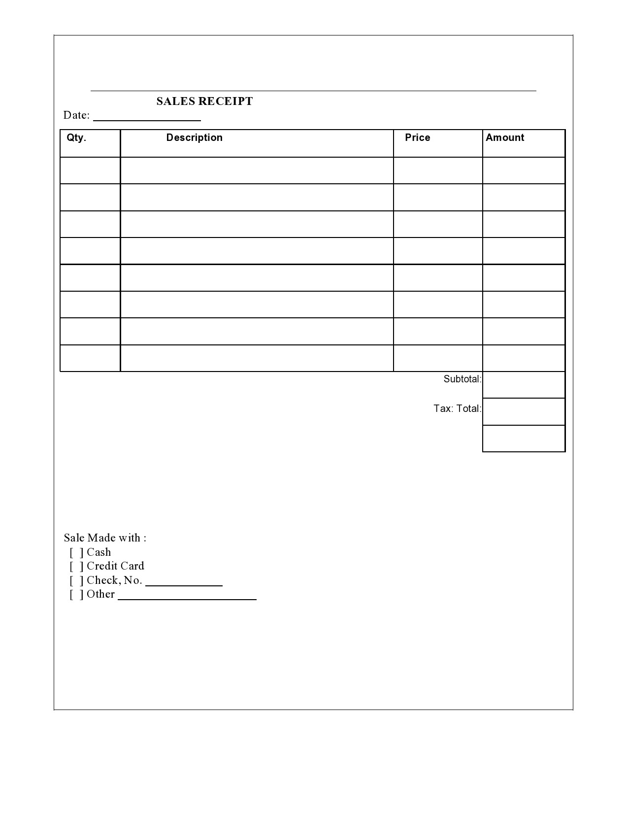 30 Editable Purchase Receipt Templates Word Excel 30 Editable Purchase Receipt Templates Word Excel