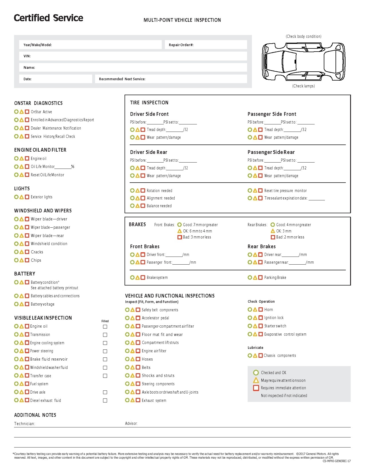 39 Best Vehicle Inspection Forms Lyft Uber Etc TemplateLab