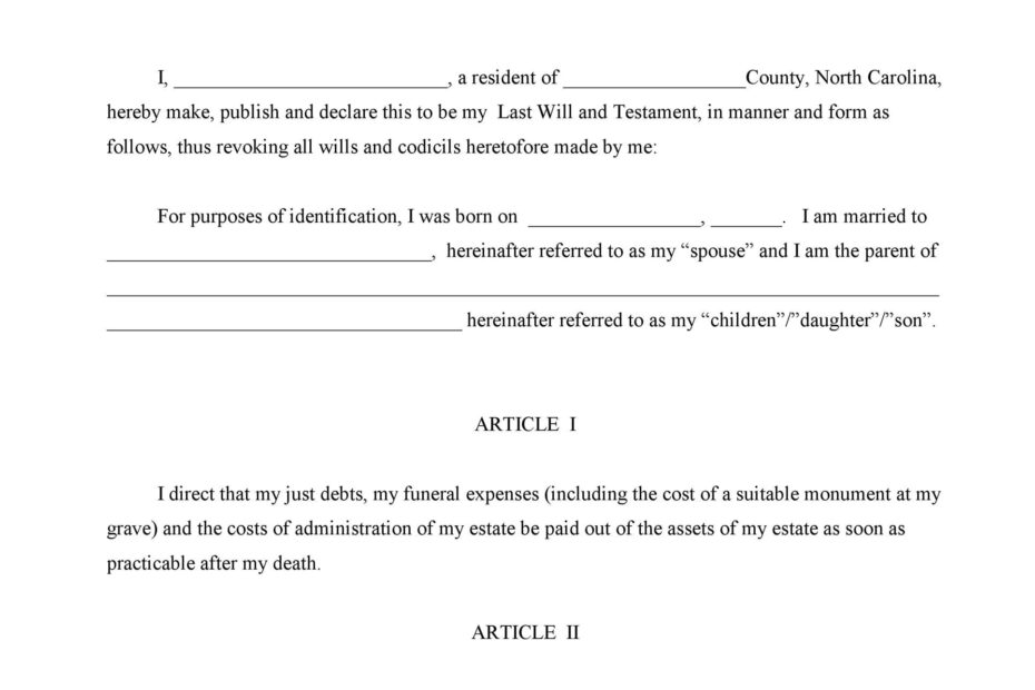 39 Last Will And Testament Forms U0026 Templates TemplateLab