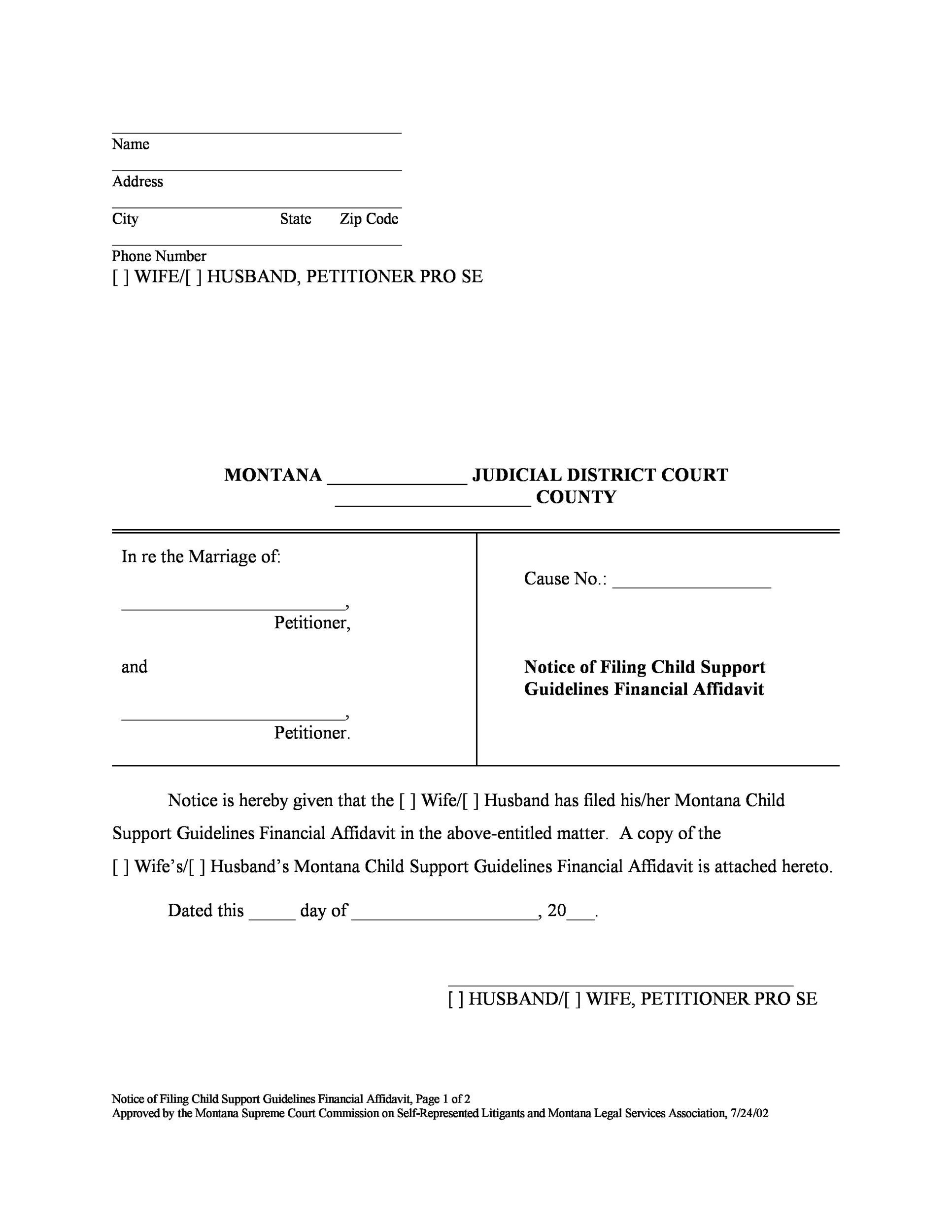 40 Free Divorce Papers Printable TemplateLab