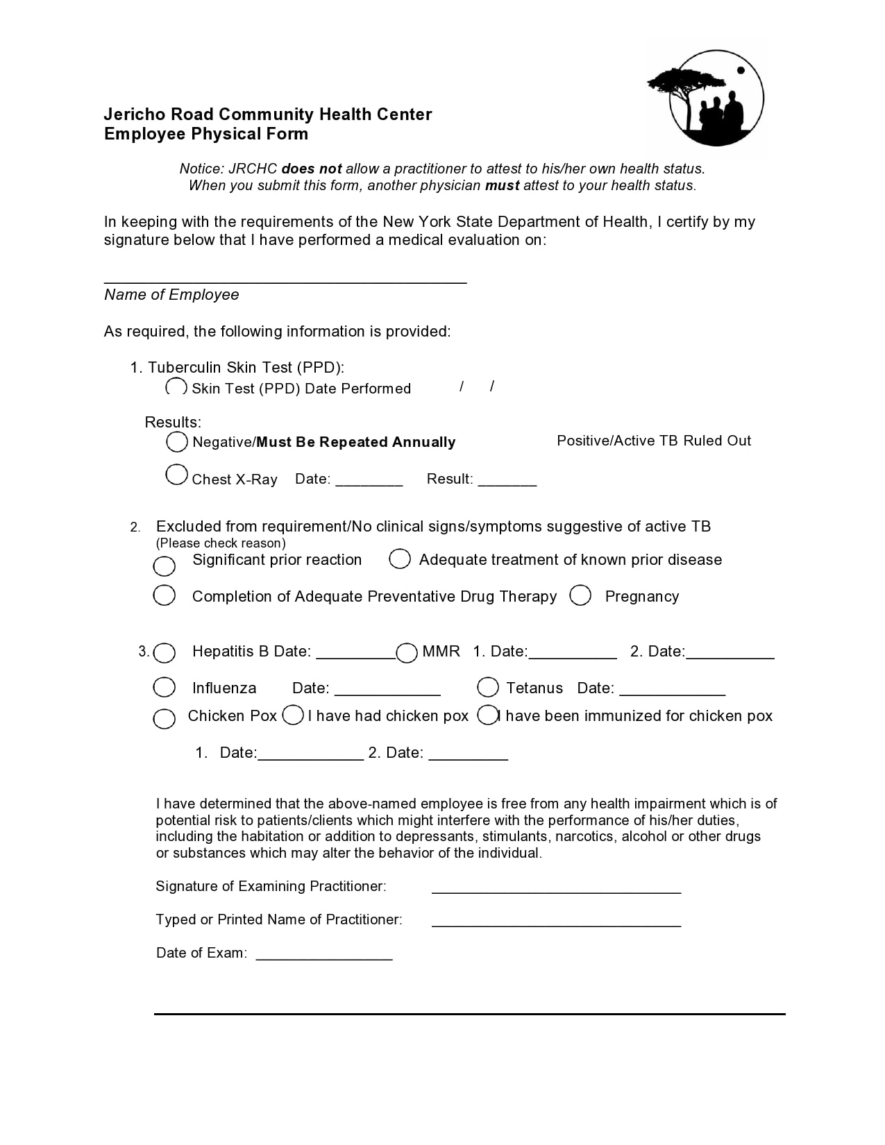 40 Printable Physical Forms For Work 100 Free TemplateArchive