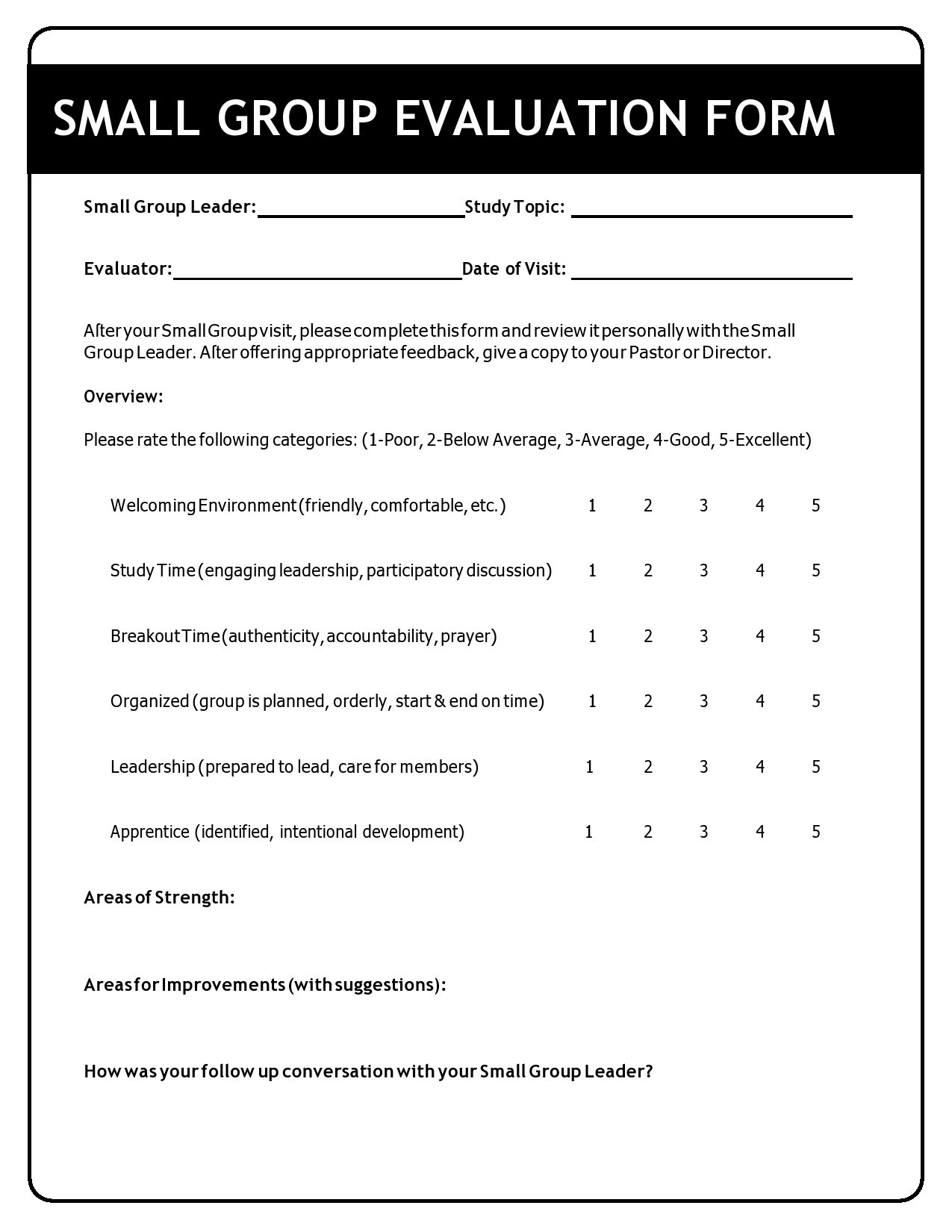 43 Great Peer Evaluation Forms Group Review TemplateLab