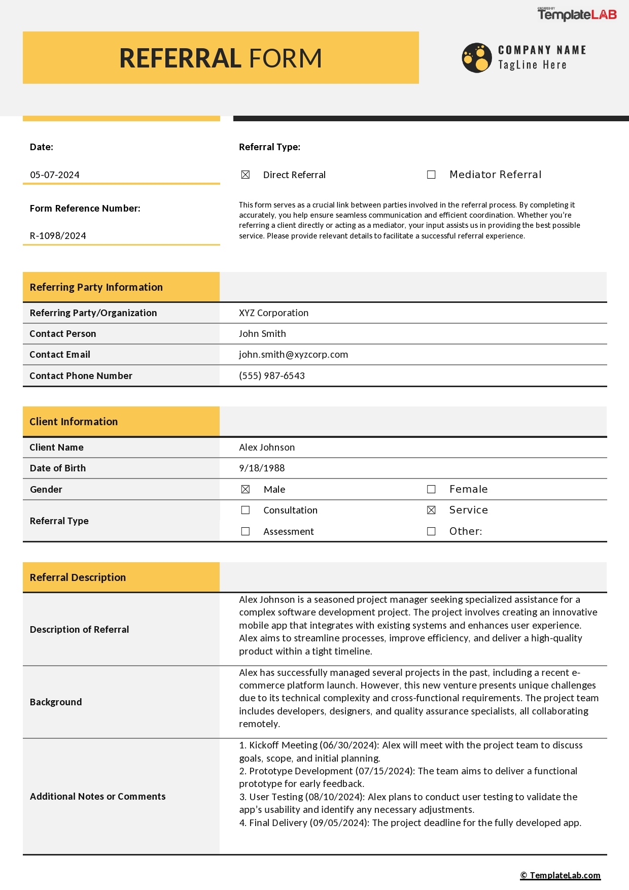 49 Referral Form Templates Medical U0026 General TemplateLab