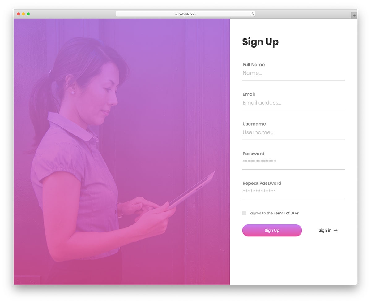 55 Best Free Bootstrap Registration Form Designs 2025 Colorlib