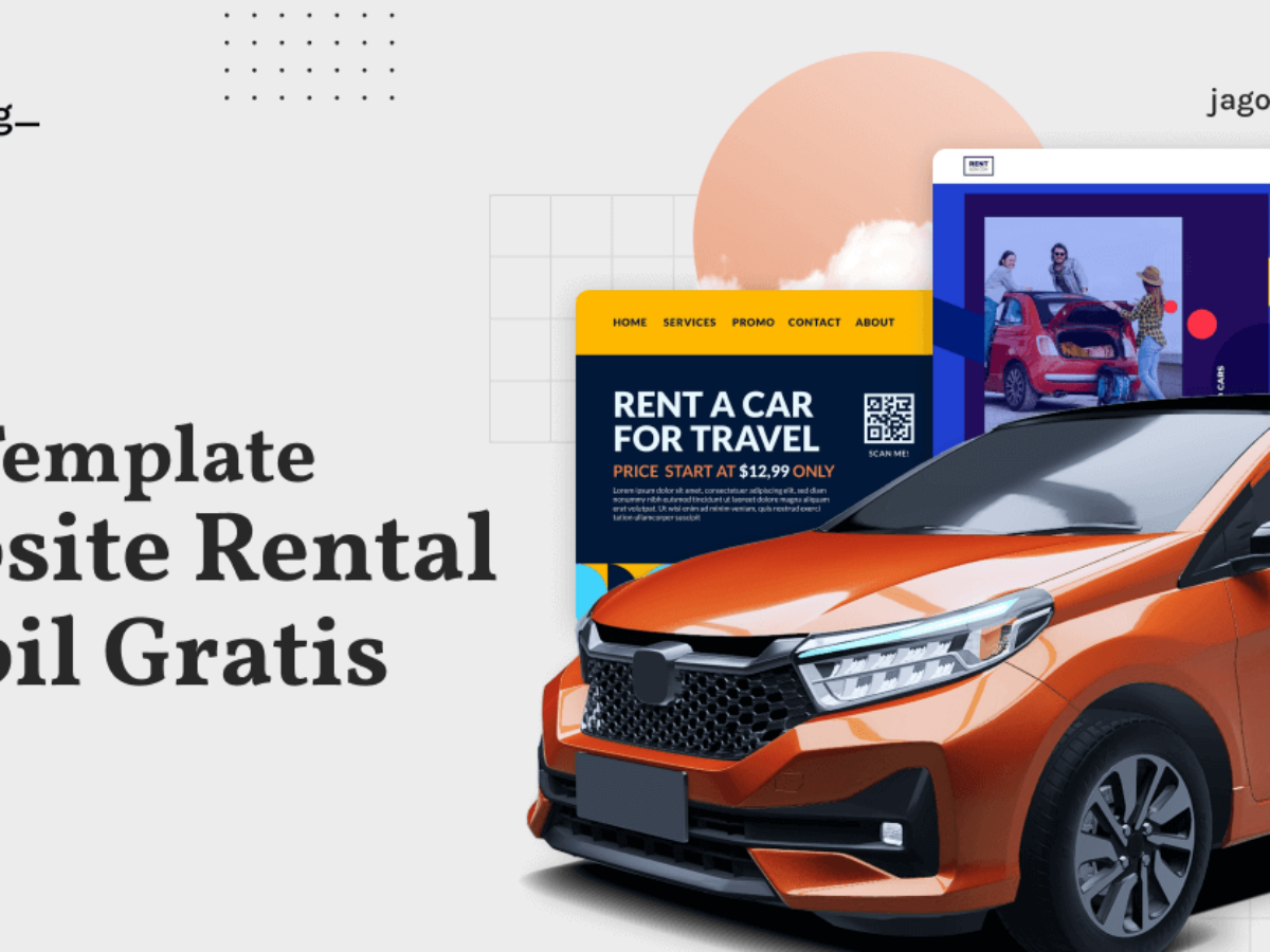 9 Template Website Rental Mobil Gratis Terbaik