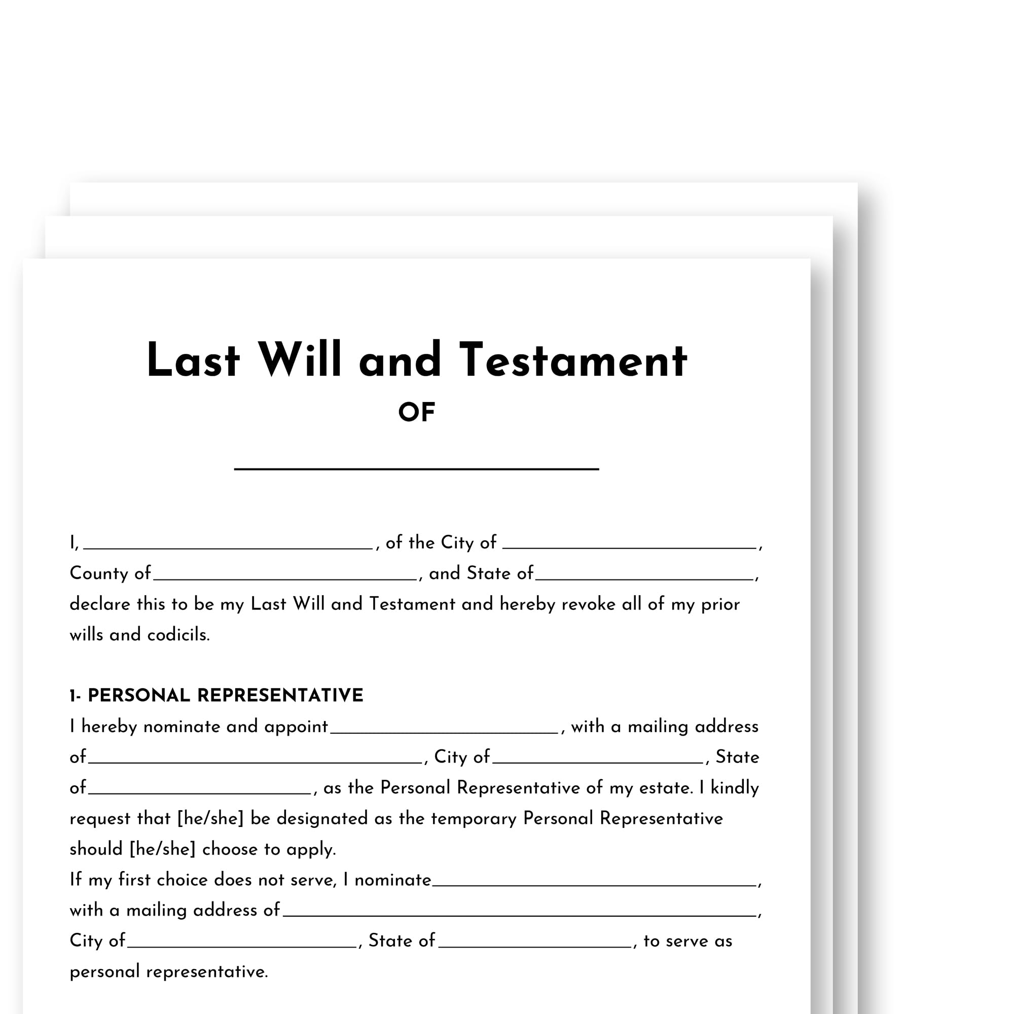 Amazon Last Will And Testament Kit 2025 Simple Will Forms Blank Legal Last Will Testament Forms Do It Yourself Legal Will Kit End Of Life Planning Kit 3