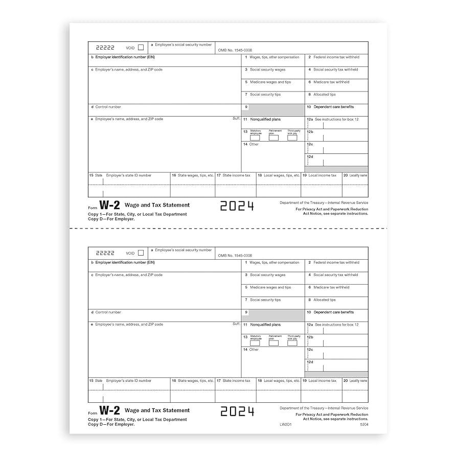 Amazon W2 Forms 2024 4 Part Tax Forms 25 Employee Kit Of Laser Forms Compatible With QuickBooks And Accounting Software 25 Self Seal Envelopes Included Office Products Amazon W2 Forms 2024 4 Part Tax Forms 25 Employee Kit Of Laser Forms Compatible With QuickBooks And Accounting Software 25 Self Seal Envelopes Included Office Products