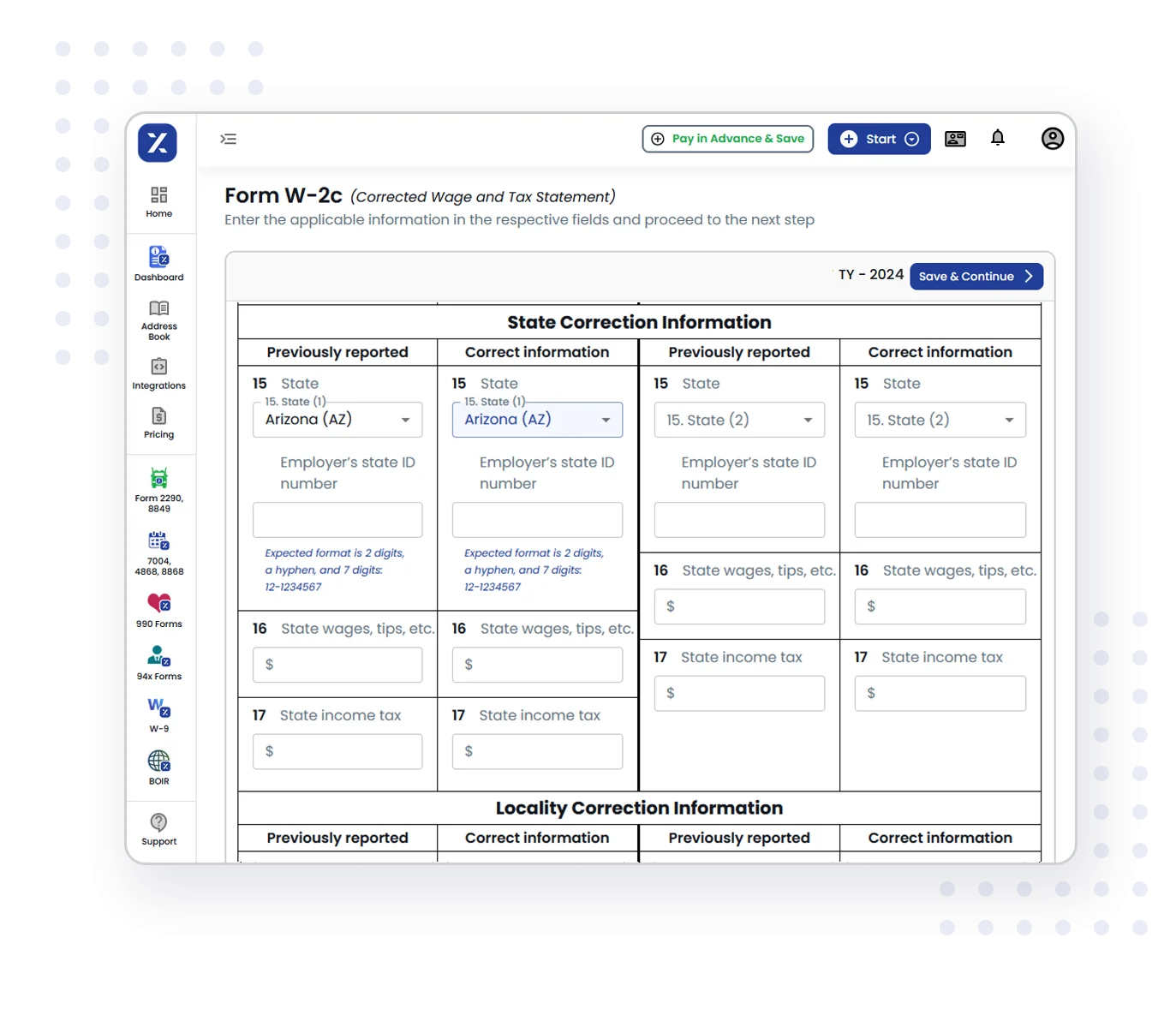 Arizona W 2 Form Filing Requirements For 2024 