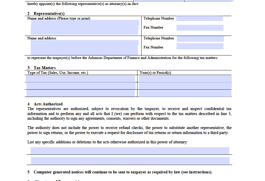 Arkansas State Tax Form Form