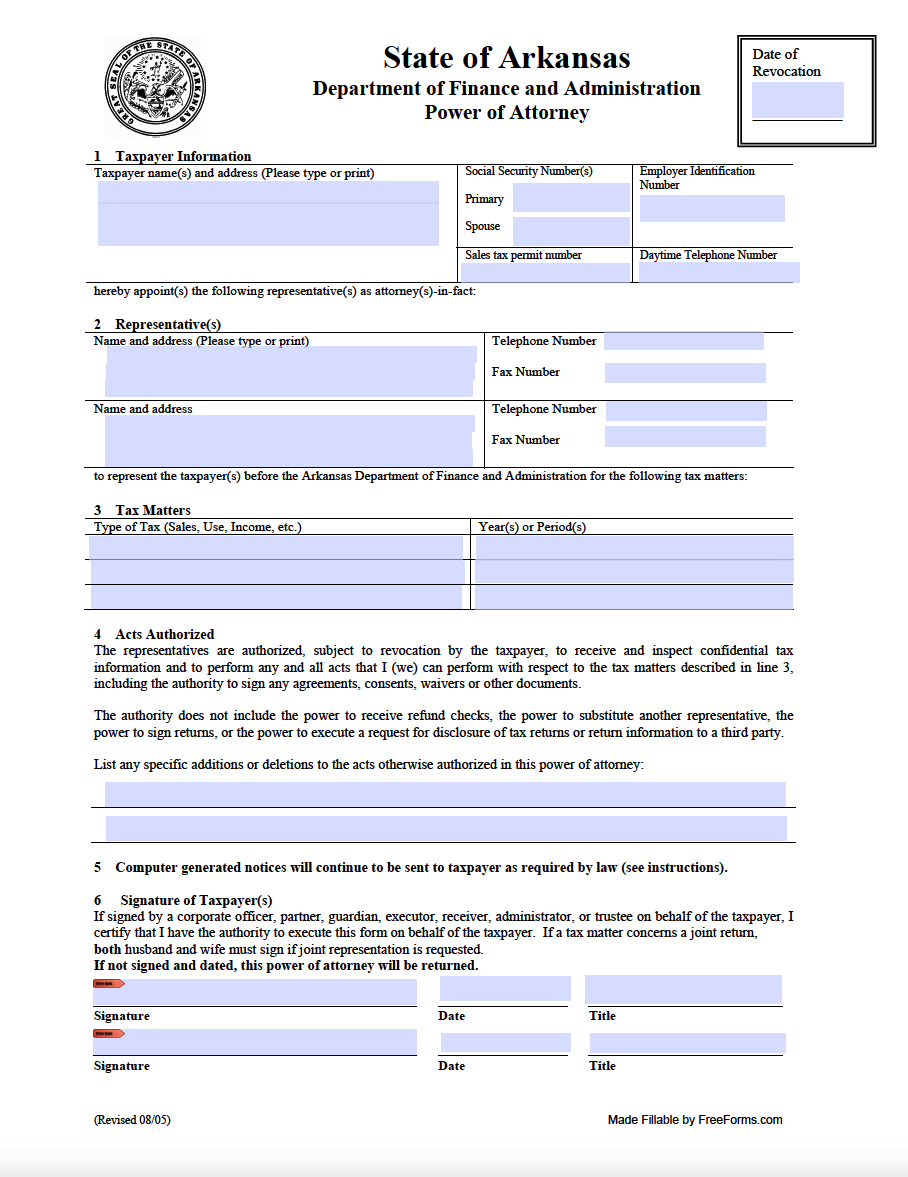 Arkansas State Tax Form Form