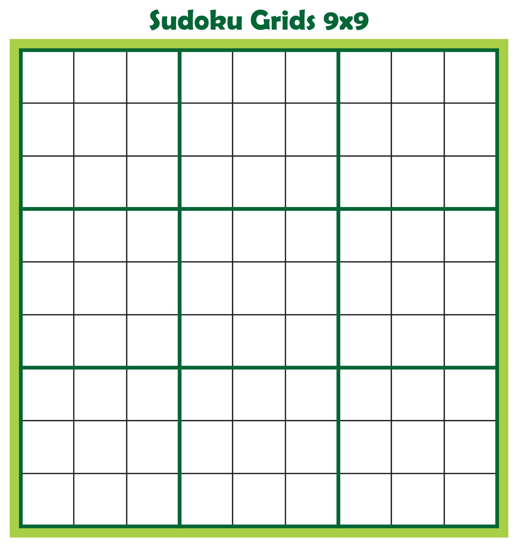 Blank Sudoku Grid 2 Per Page 10 Free PDF Printables Printablee