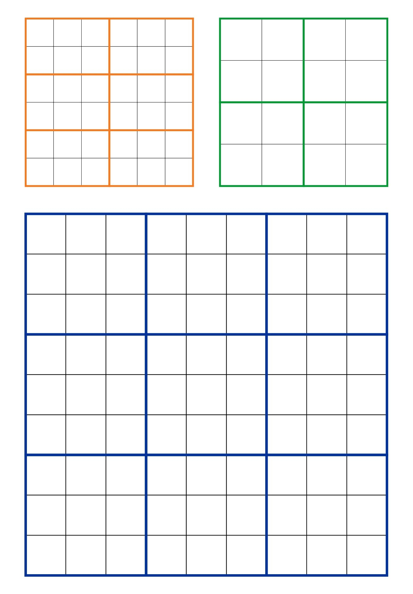 Blank Sudoku Grids 4 X 4 Grids 10 Free PDF Printables Printablee