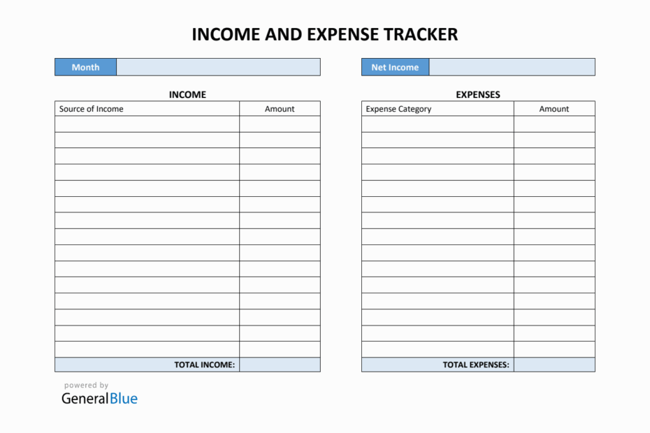 Business Expense Templates Worksheets Library