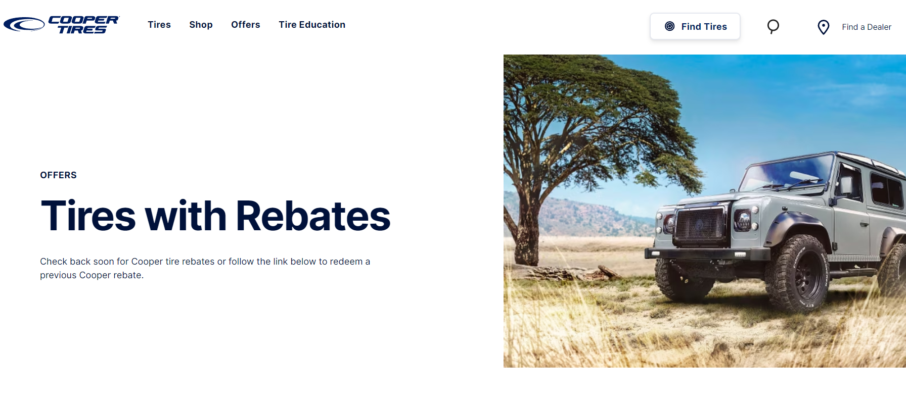 Cooper Tire World Wide Rebates