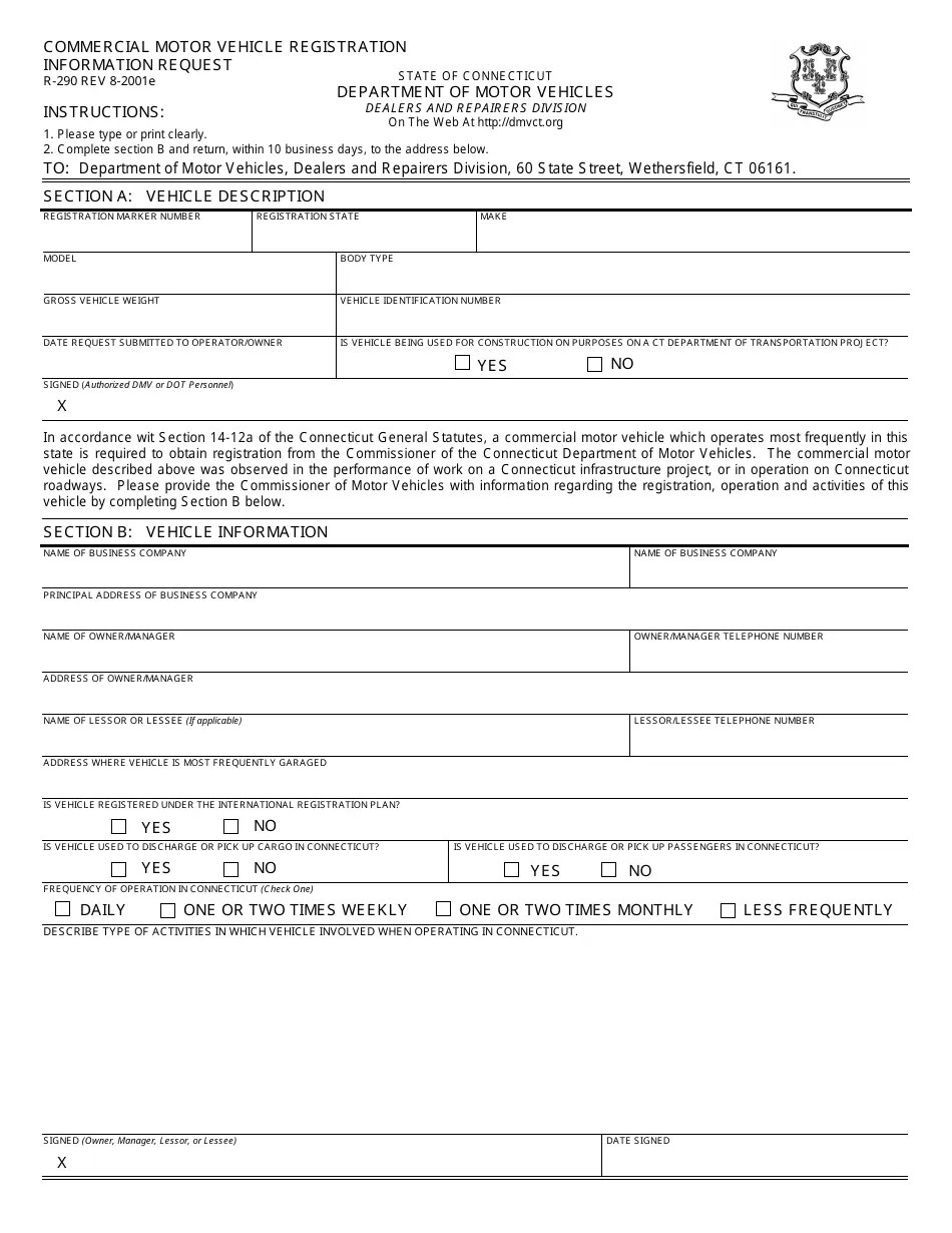 Ct Dmv Registration Cancellation Form