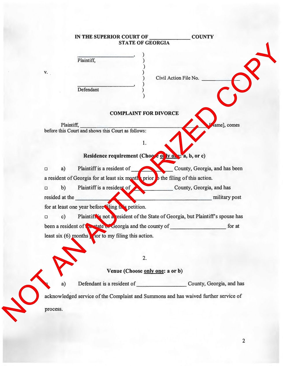 Divorce Packet Uncontested W No Children Clerk Of Courts