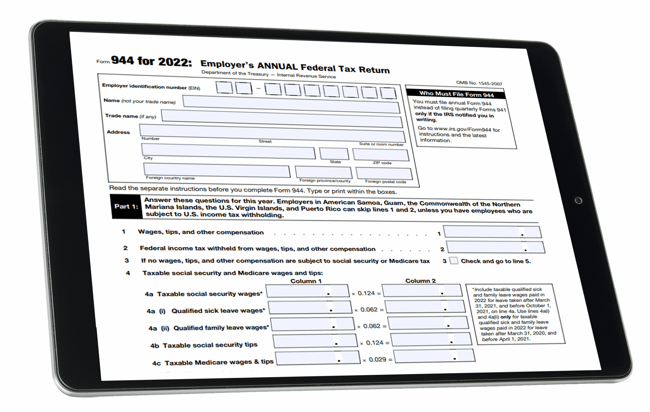 E File 941 For 2024 File 940 944 U0026 941 Schedule R Online