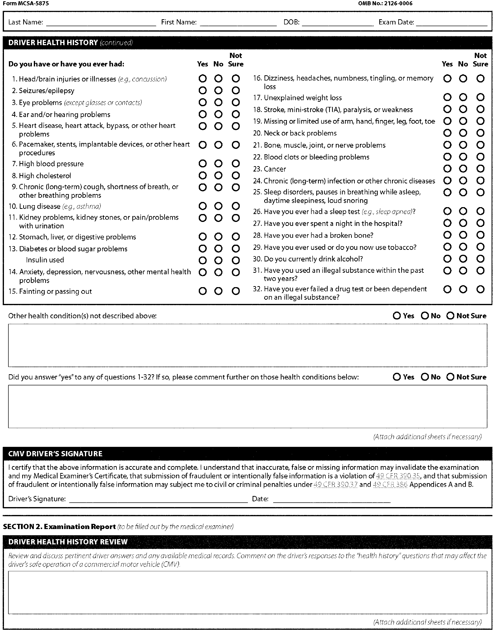 ECFR 49 CFR Part 391 Qualifications Of Drivers And Longer Combination Vehicle LCV Driver Instructors