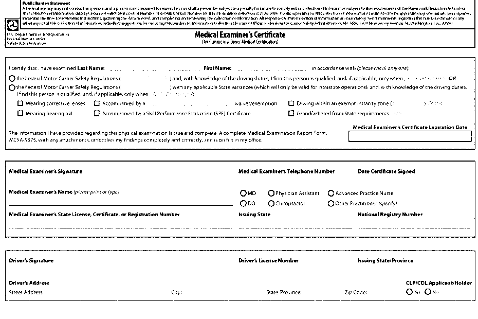 ECFR 49 CFR Part 391 Qualifications Of Drivers And Longer Combination Vehicle LCV Driver Instructors