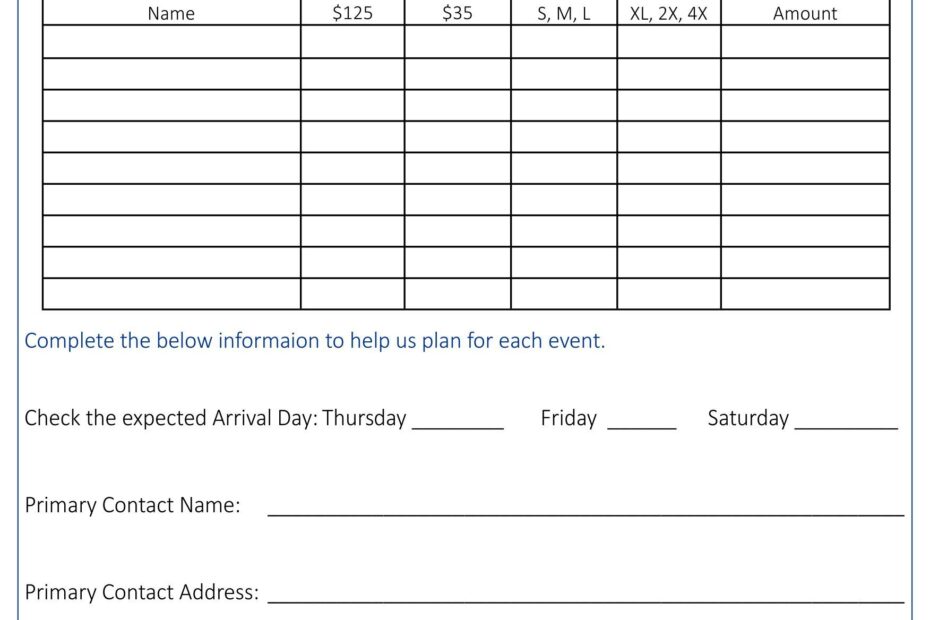 Family Reunion Forms 7 Free PDF Printables Printablee