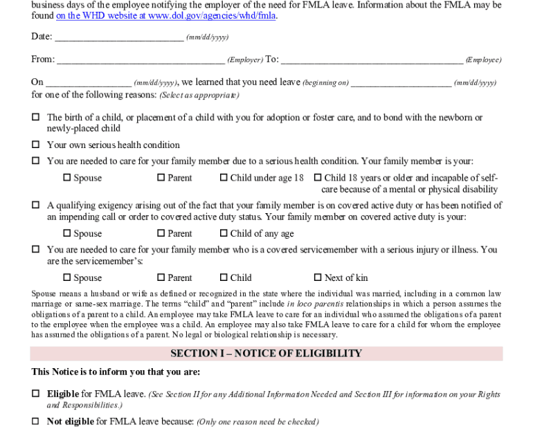 Fmla Forms 2024 Printable Free Riane Chiquita