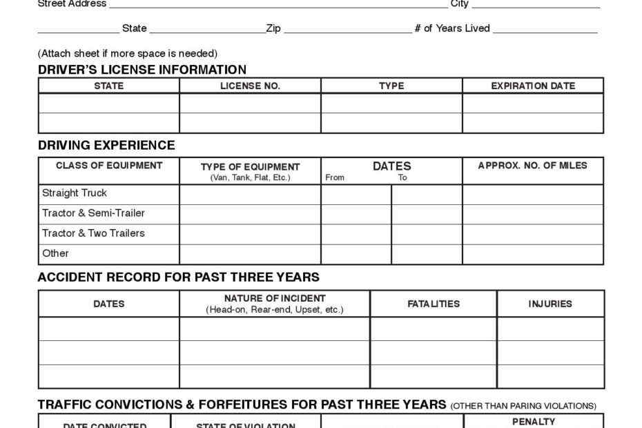 Folder 4 Employment Application Motor Carrier HQ