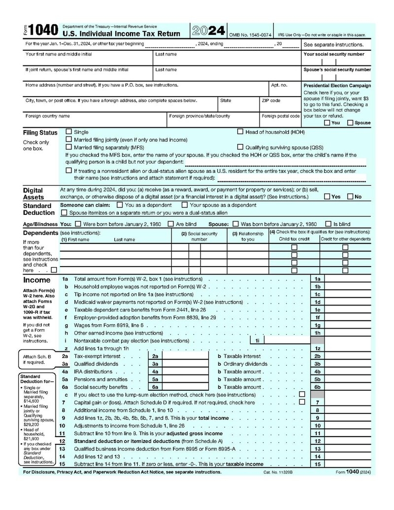 Form 1040 Wikipedia