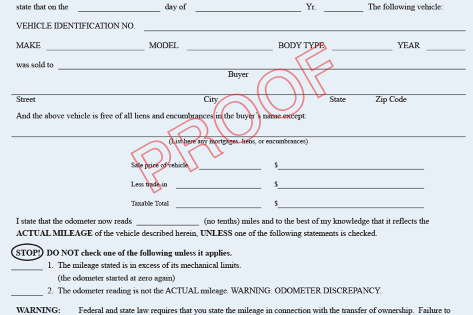 Form 4031 Bill Of Sale South Carolina Automobile Dealers Association