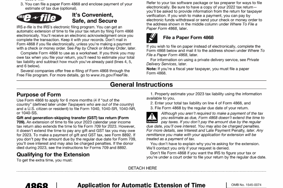 Form 4868 2024 2025 Fill Edit Download Forms PDF Guru